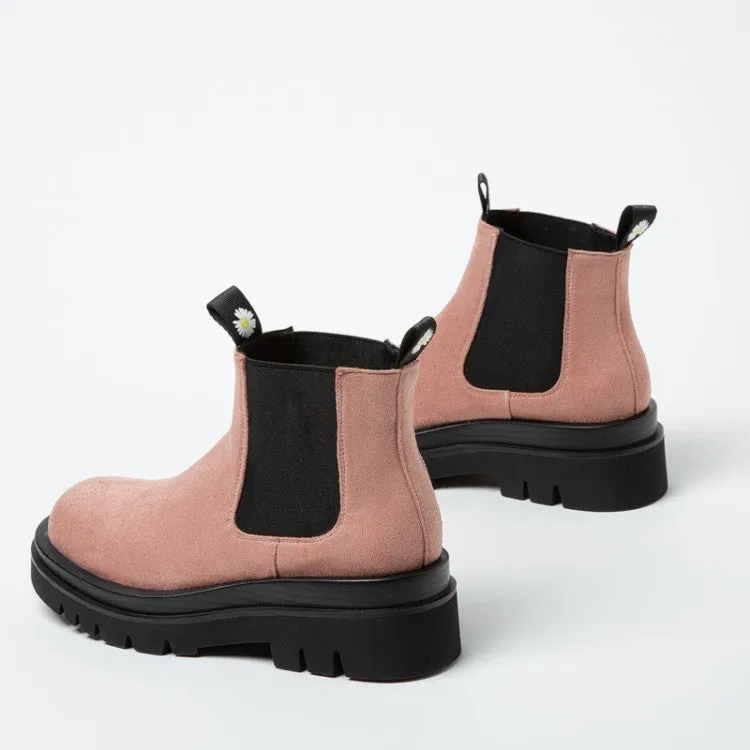 Thick-soled Martin Boots Short Boots Suede Women's Boots