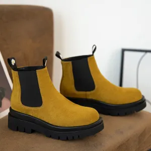 Thick-soled Martin Boots Short Boots Suede Women's Boots