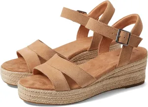 TOMS Womens Audrey Espadrille Athletic Sandals Casual Mid Heel 2-3"