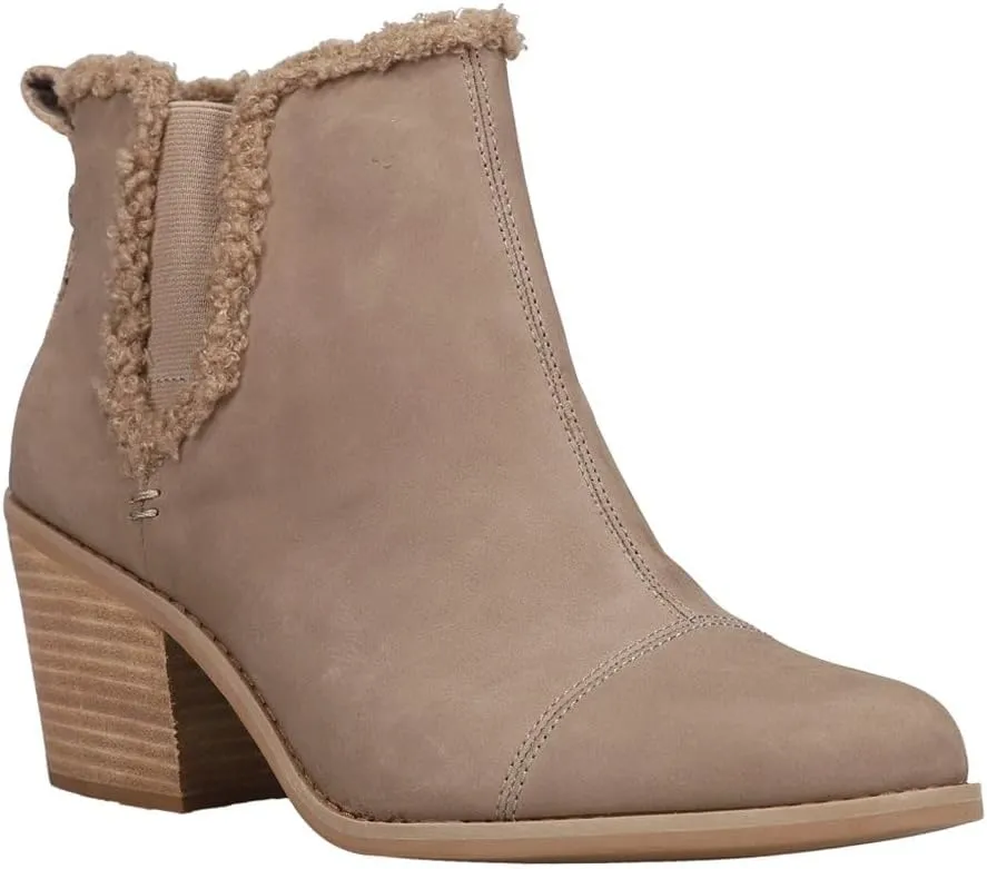 TOMS Womens Everly Pull On Ankle Boots