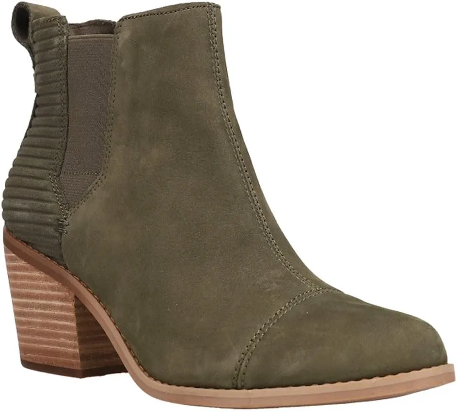 TOMS Womens Everly Pull On Ankle Boots
