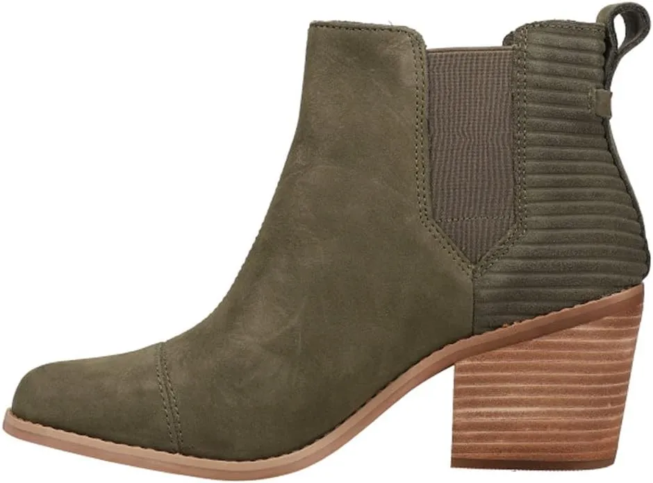 TOMS Womens Everly Pull On Ankle Boots