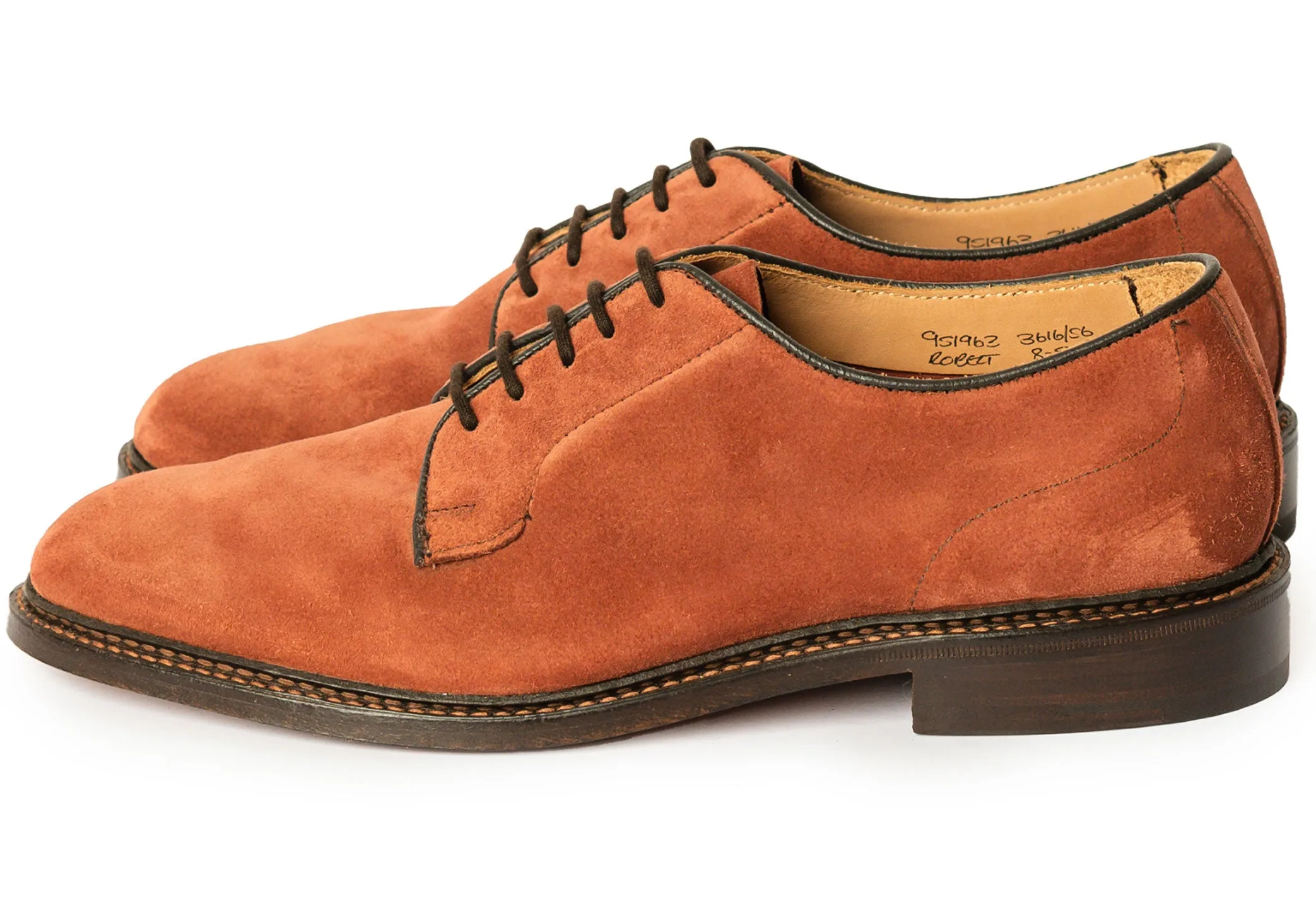 Tricker's Robert - Cherry Castorino Suede