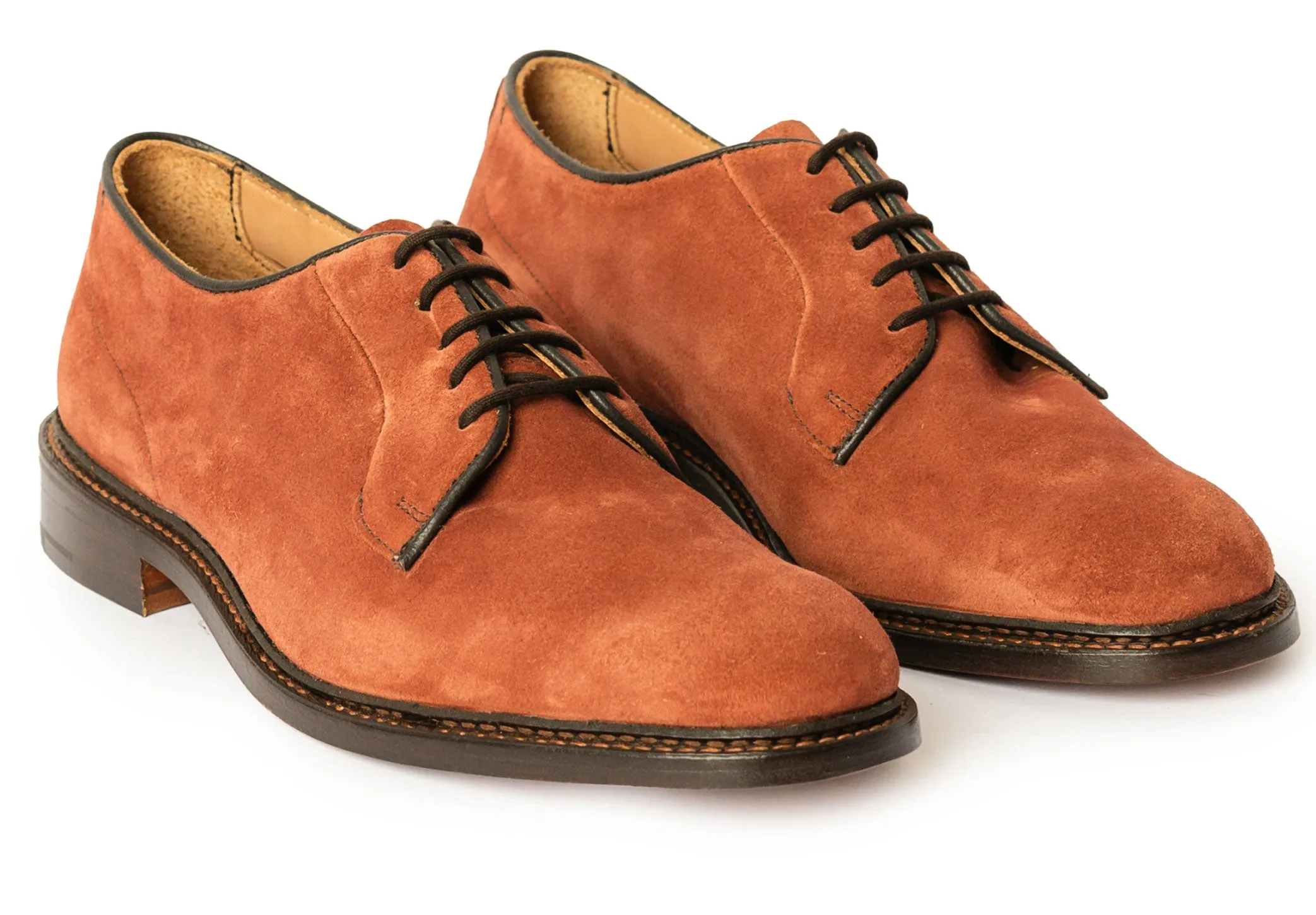 Tricker's Robert - Cherry Castorino Suede