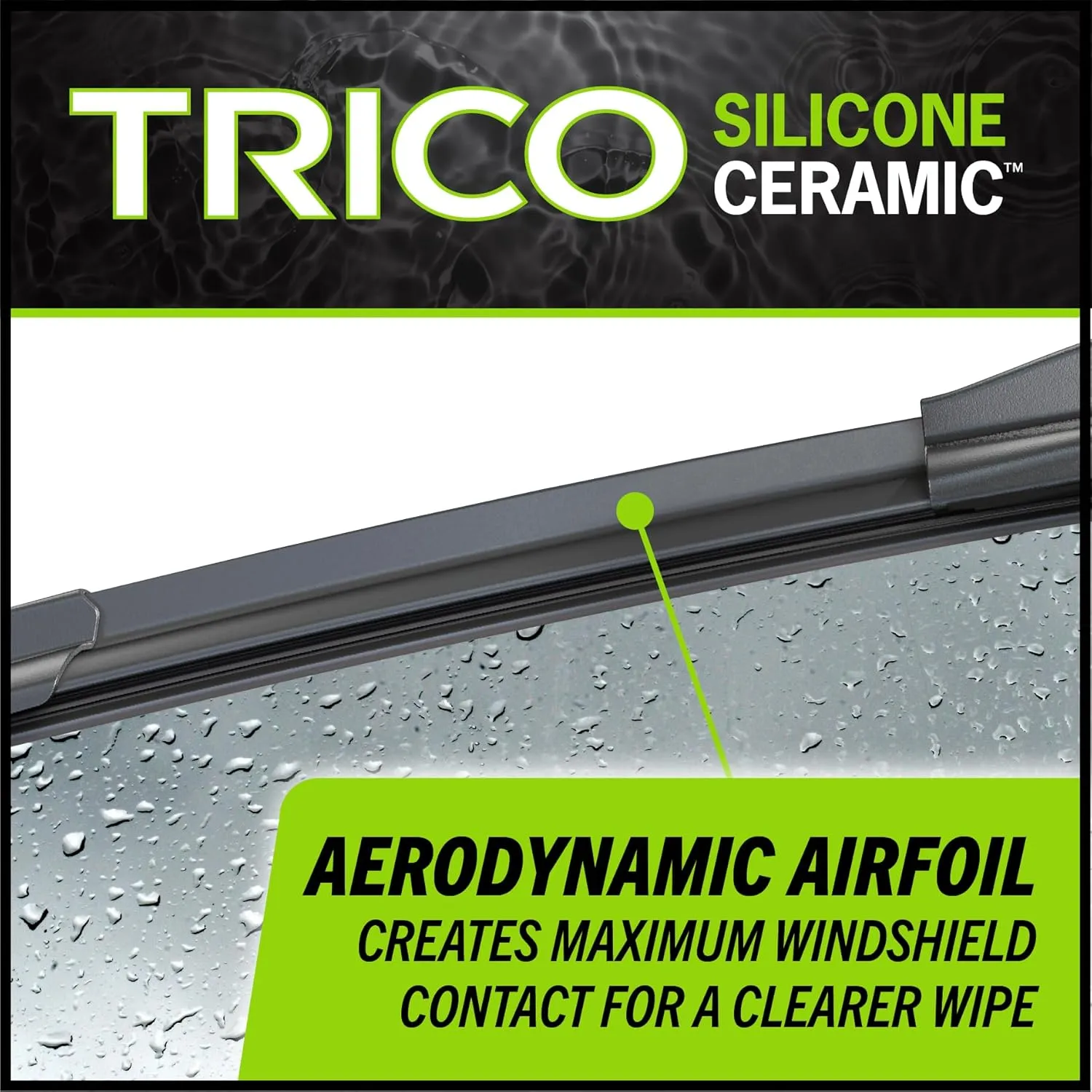 TRICO Silicone Ceramic™ (90-190) 19 Inch Automotive Replacement Windshield Wiper Blades For my Car, Ceramic Coated Silicone Super Premium All Weather Beam Blade for Select Vehicle Models