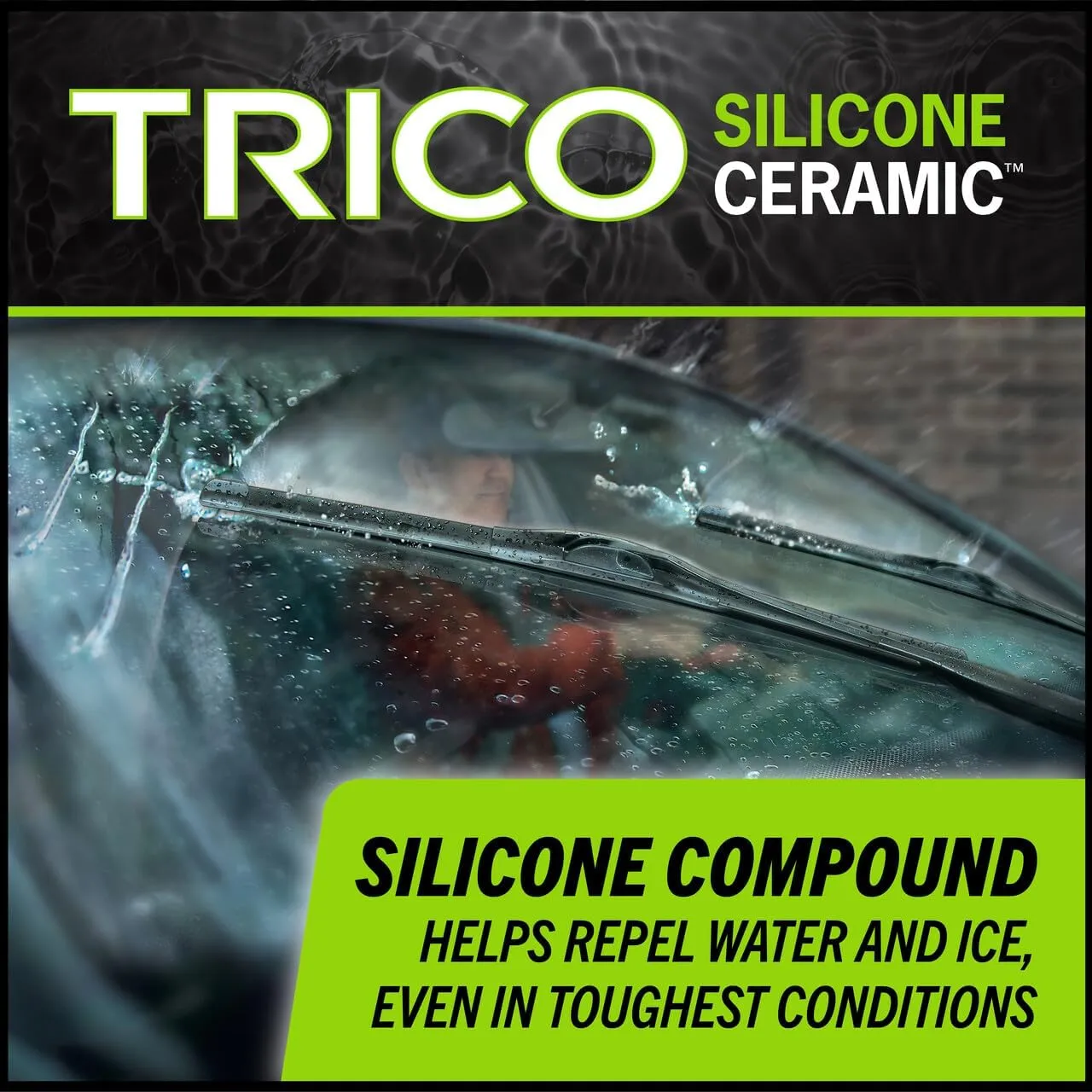 TRICO Silicone Ceramic™ (90-190) 19 Inch Automotive Replacement Windshield Wiper Blades For my Car, Ceramic Coated Silicone Super Premium All Weather Beam Blade for Select Vehicle Models
