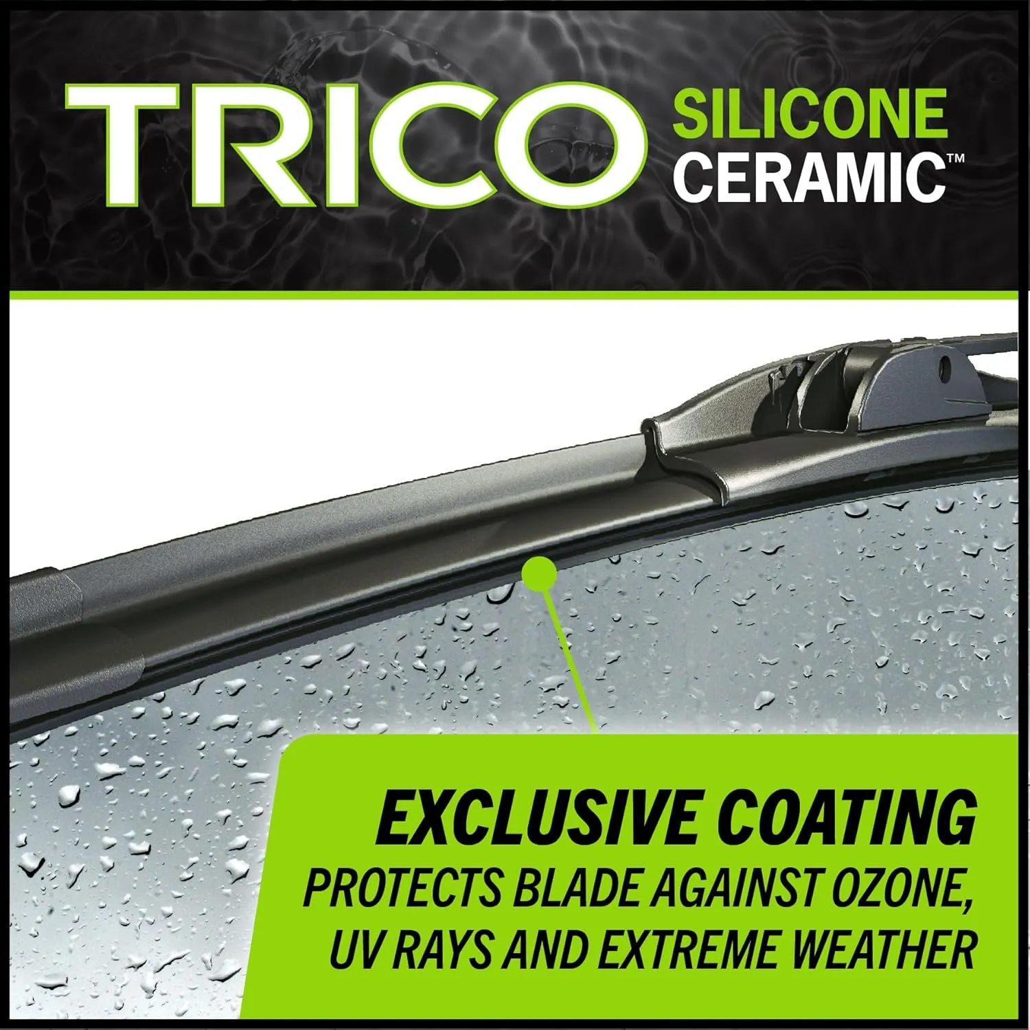 TRICO Silicone Ceramic™ (90-190) 19 Inch Automotive Replacement Windshield Wiper Blades For my Car, Ceramic Coated Silicone Super Premium All Weather Beam Blade for Select Vehicle Models