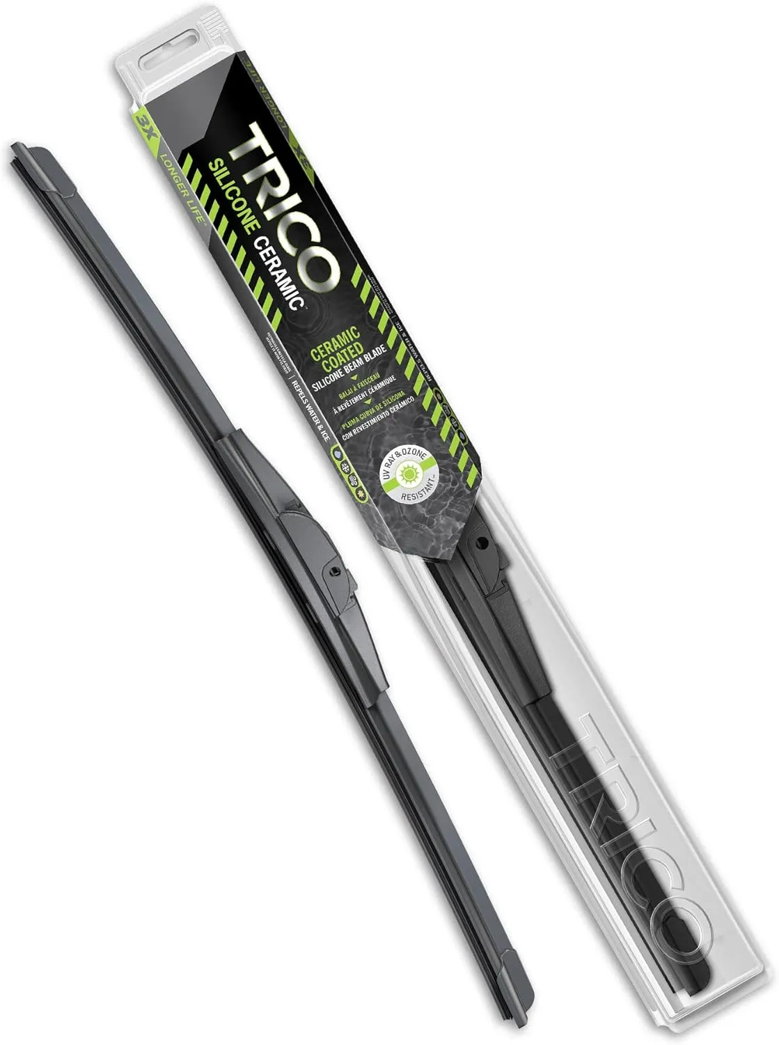 TRICO Silicone Ceramic™ (90-190) 19 Inch Automotive Replacement Windshield Wiper Blades For my Car, Ceramic Coated Silicone Super Premium All Weather Beam Blade for Select Vehicle Models
