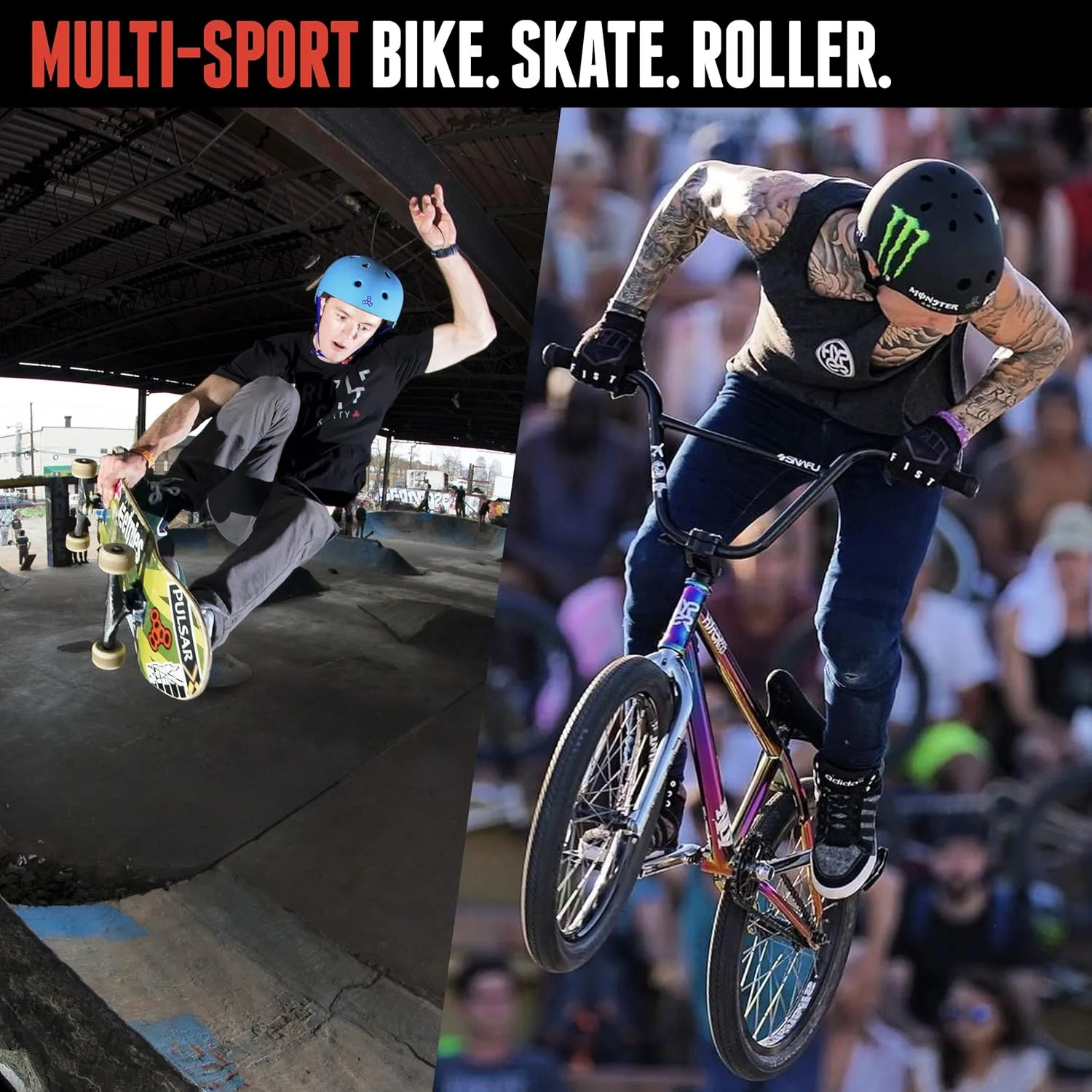 Triple Eight Dual Certified MIPS Bike and Skateboard Helmet