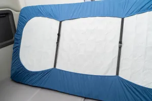 Twin/Twin XL Waterproof Mattress Protector with Sheet Holder Straps – Soft, Breathable Cotton Cover, No-Slip Design, Machine Washable – Ideal for Home, Dorm, Truck Beds, and Care Facilities – Blue