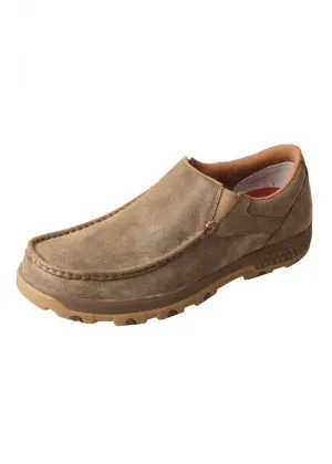 Twisted X - Mens Cellstretch Slip on Driving Bomber