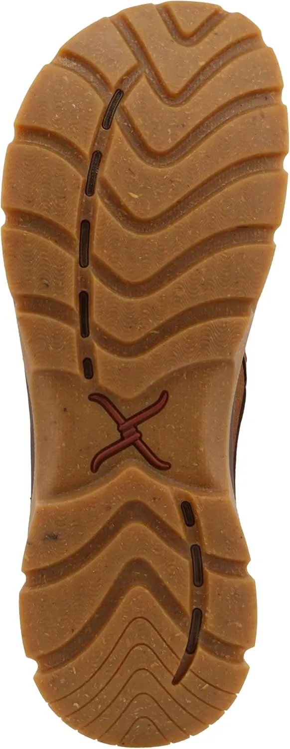 Twisted X Men's Slip-On Oblique Toe, Moc Toe with CellSole