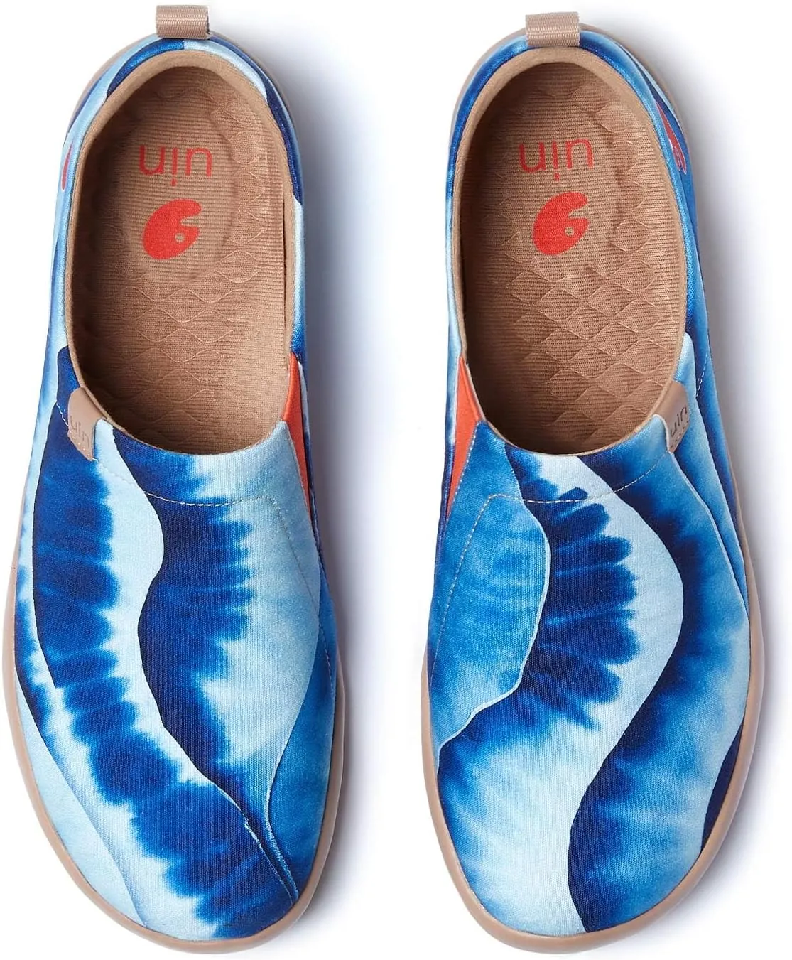 UIN Men's Loafers Painted Travel Shoes Slip On Walking Shoes Casual Lightweight Comfort Fashion Sneaker Toledo Ⅰ Art