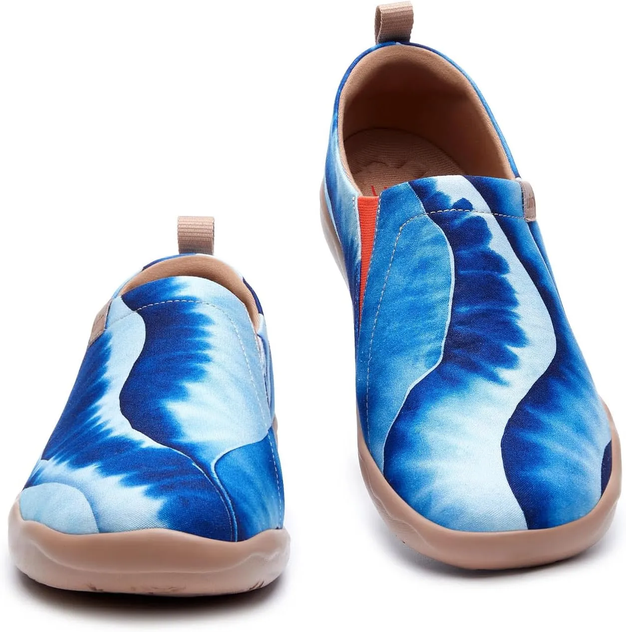 UIN Men's Loafers Painted Travel Shoes Slip On Walking Shoes Casual Lightweight Comfort Fashion Sneaker Toledo Ⅰ Art