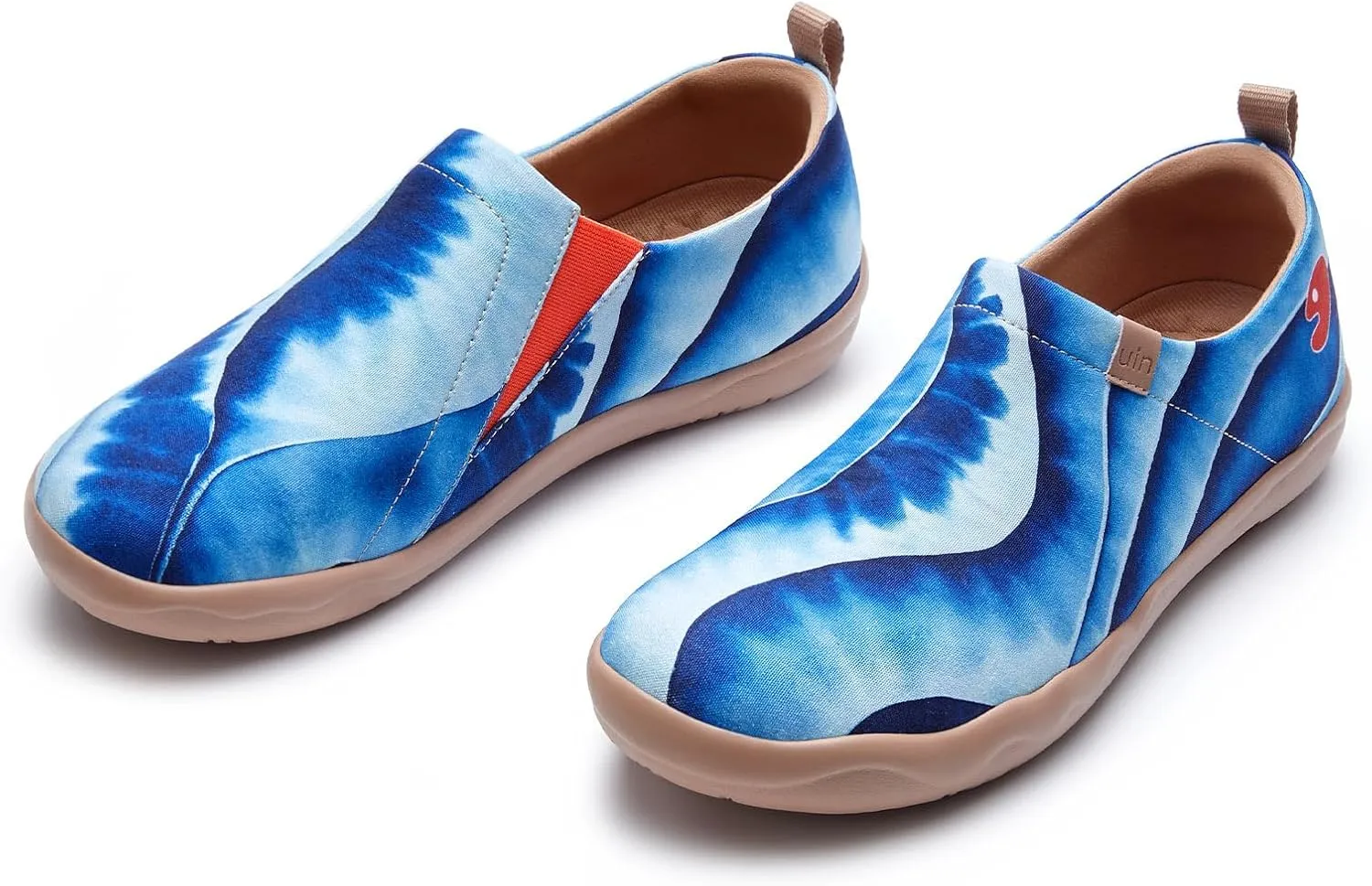 UIN Men's Loafers Painted Travel Shoes Slip On Walking Shoes Casual Lightweight Comfort Fashion Sneaker Toledo Ⅰ Art