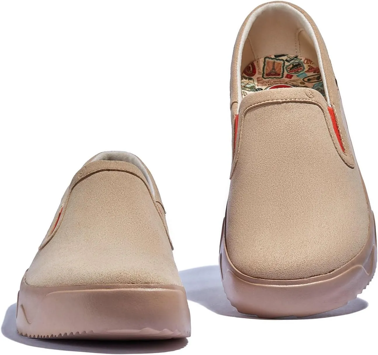 UIN Women's Art Painted Travel Shoes Slip On Casual Loafers Lightweight Comfort Fashion Sneaker Fuerteventura