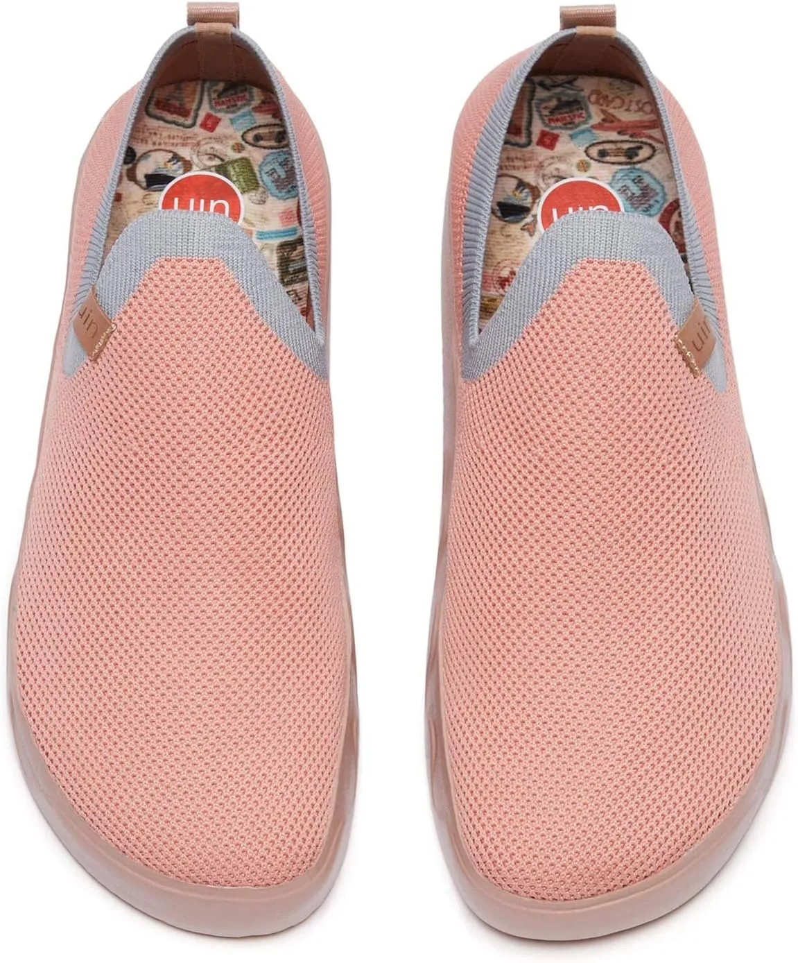 UIN Women's Art Painted Travel Shoes Slip On Casual Loafers Lightweight Comfort Fashion Sneaker Fuerteventura