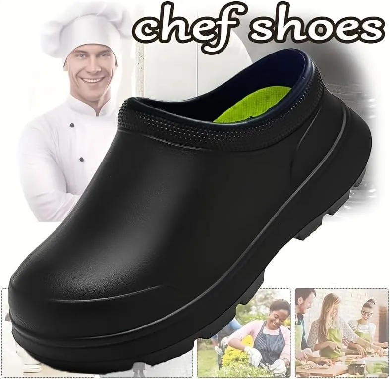 Ultimate Chef Shoes for Men: Non-Slip, Oil-Proof, Wear-Resistant, Comfort Fit Slip-Ons for All Seasons