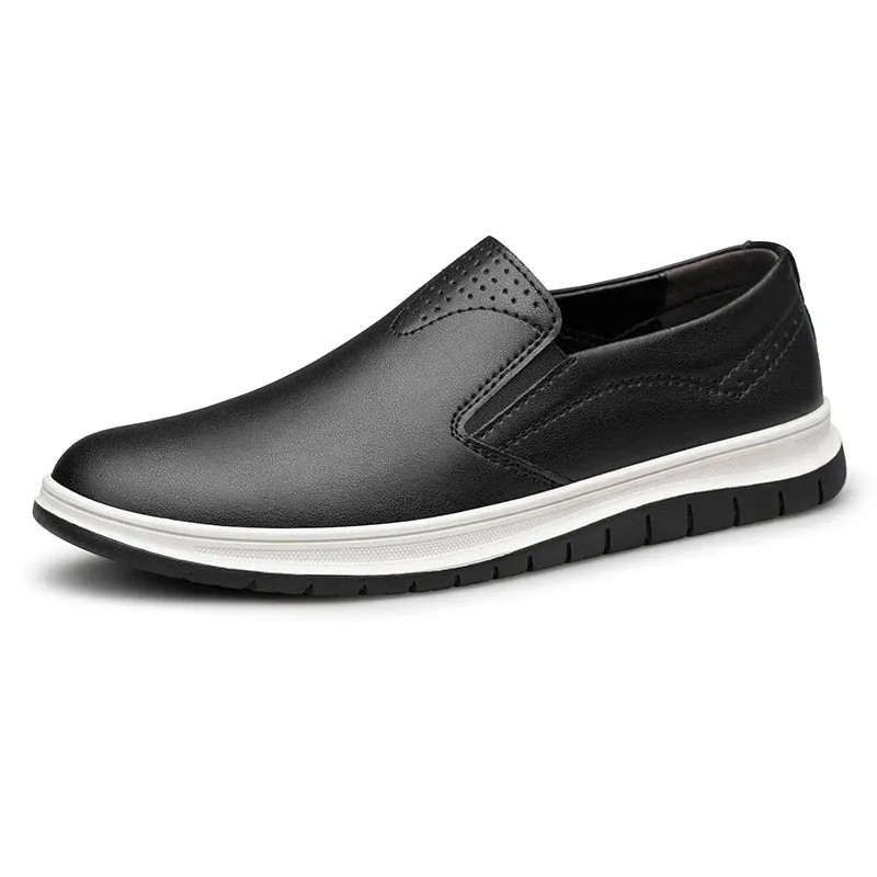 Urban Settler Genuine Leather Slip on Sneakers