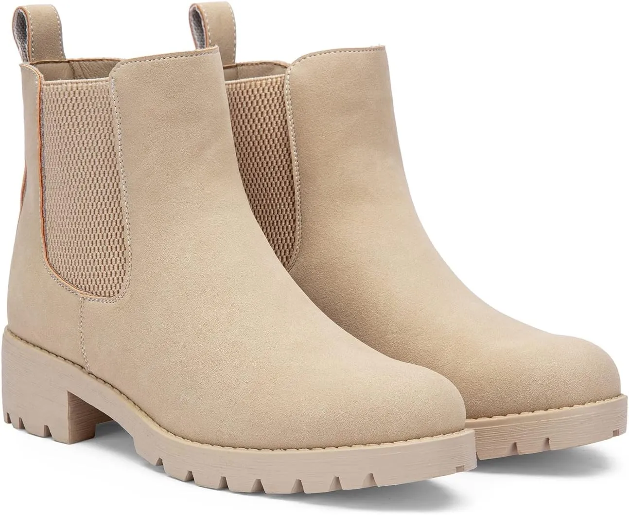 Vepose Women's 9607 Chelsea Ankle Boots Pull-On Booties for Women