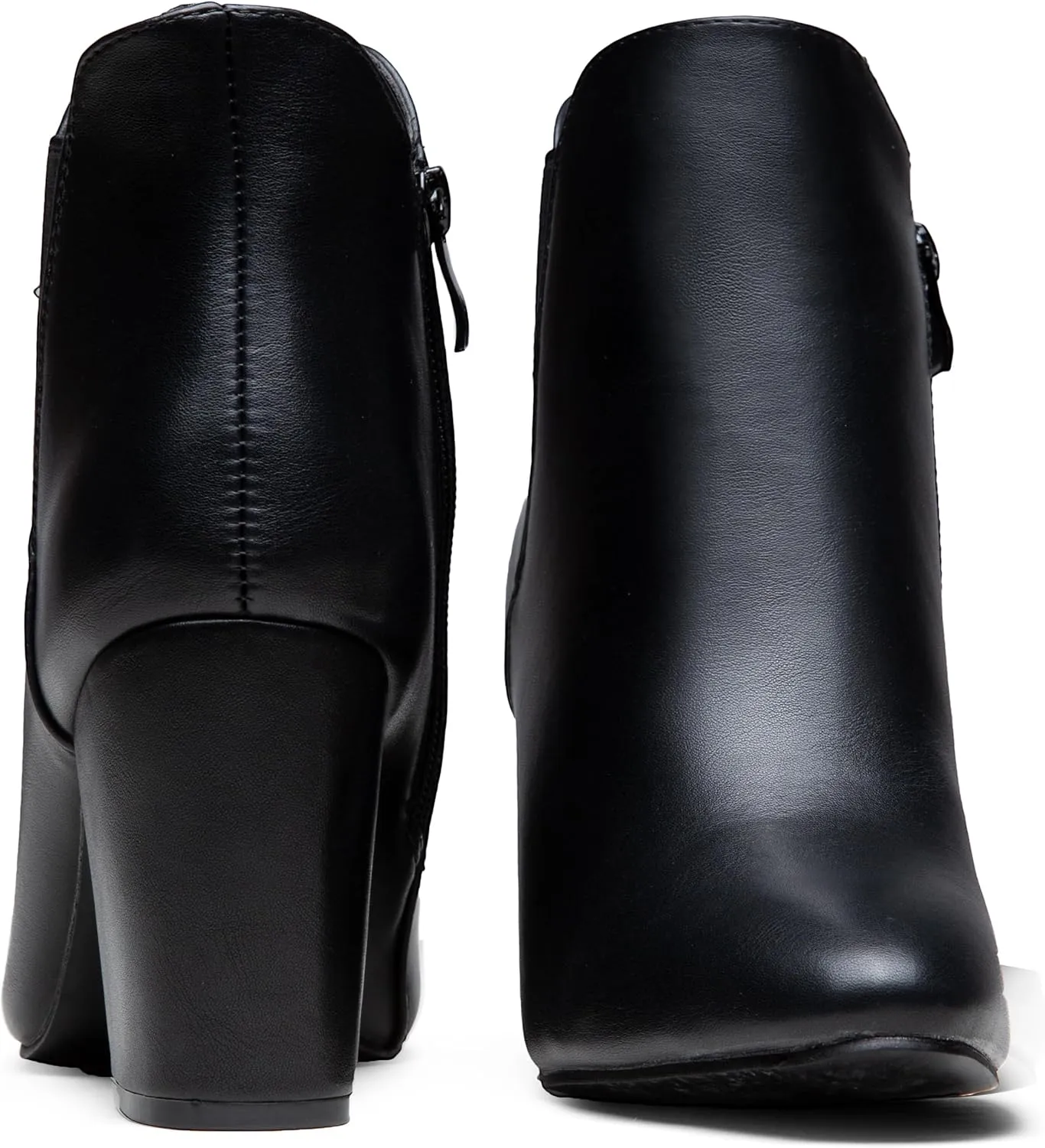 Vepose Women's Chelsea Ankle Boots Chunky Heel, Fall Dressy Booties Low Heel, Pointed Toe Short Boot with Inside Zipper
