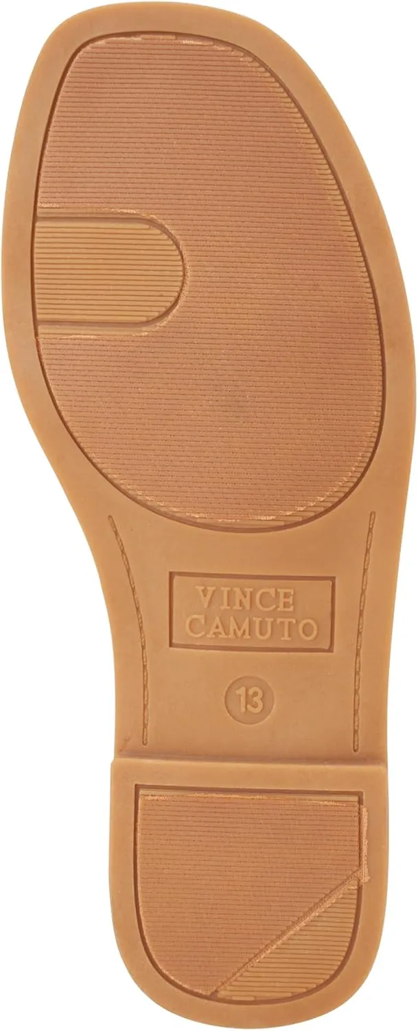 Vince Camuto Girls' Sandals - Open Toe Summer Strappy Flat Dress Gladiator Sandals with Adjustable Buckle Closure and Zipper