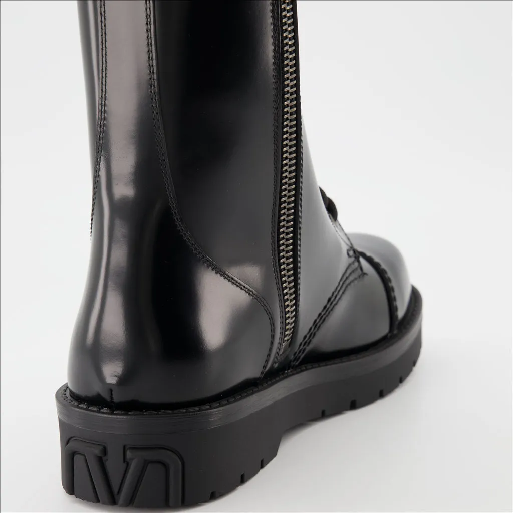 VLogo Combat Boots
