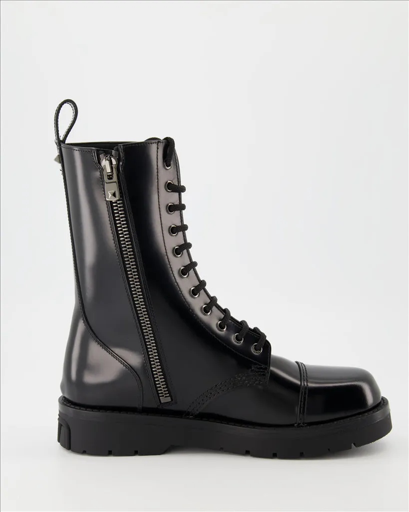 VLogo Combat Boots