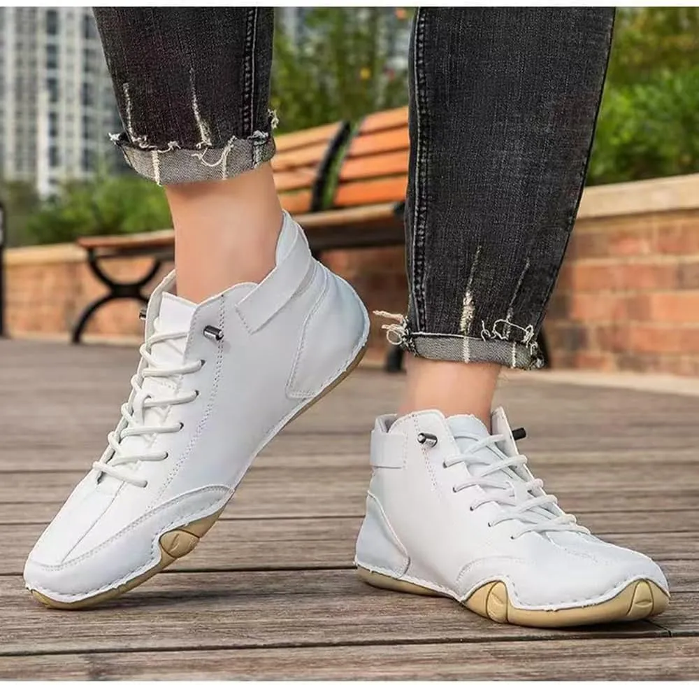 vogany shoesorthopedic Sneakers Women High-Top Sneakers – Breathable, Slip-On, Lightweight, Arch Support Hiking & Driving Shoes