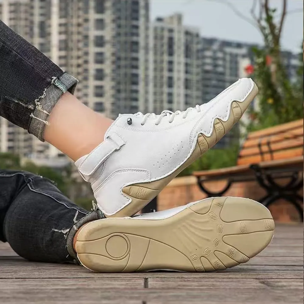 vogany shoesorthopedic Sneakers Women High-Top Sneakers – Breathable, Slip-On, Lightweight, Arch Support Hiking & Driving Shoes