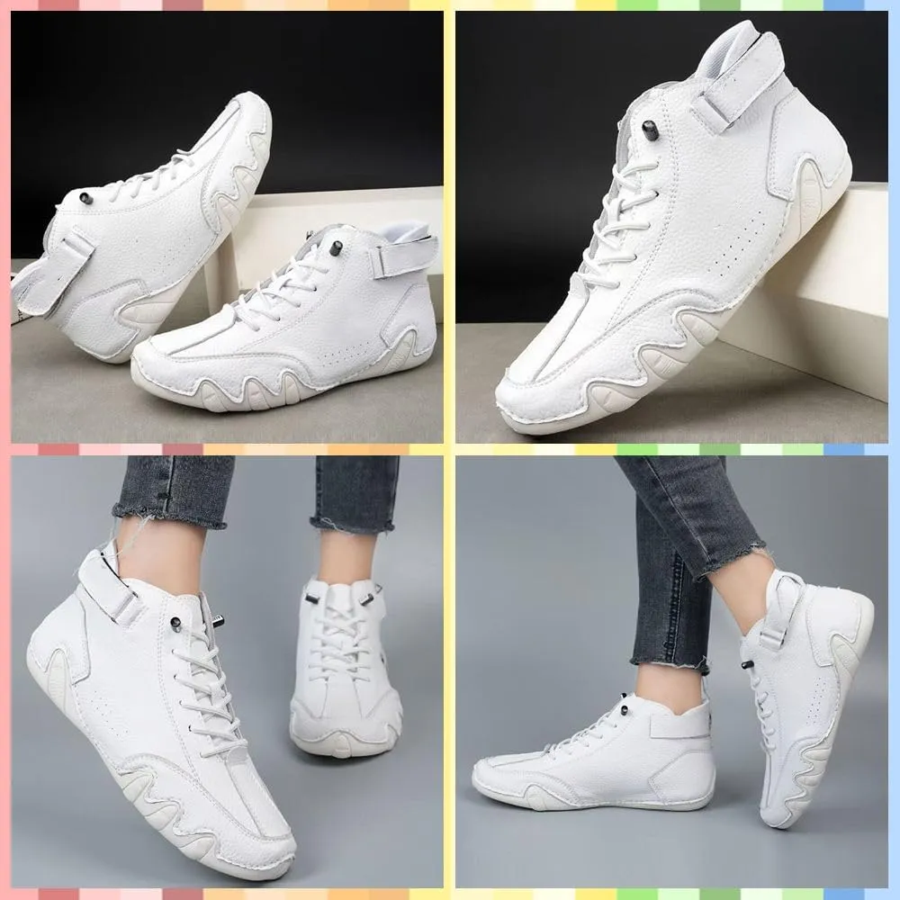 vogany shoesorthopedic Sneakers Women High-Top Sneakers – Breathable, Slip-On, Lightweight, Arch Support Hiking & Driving Shoes