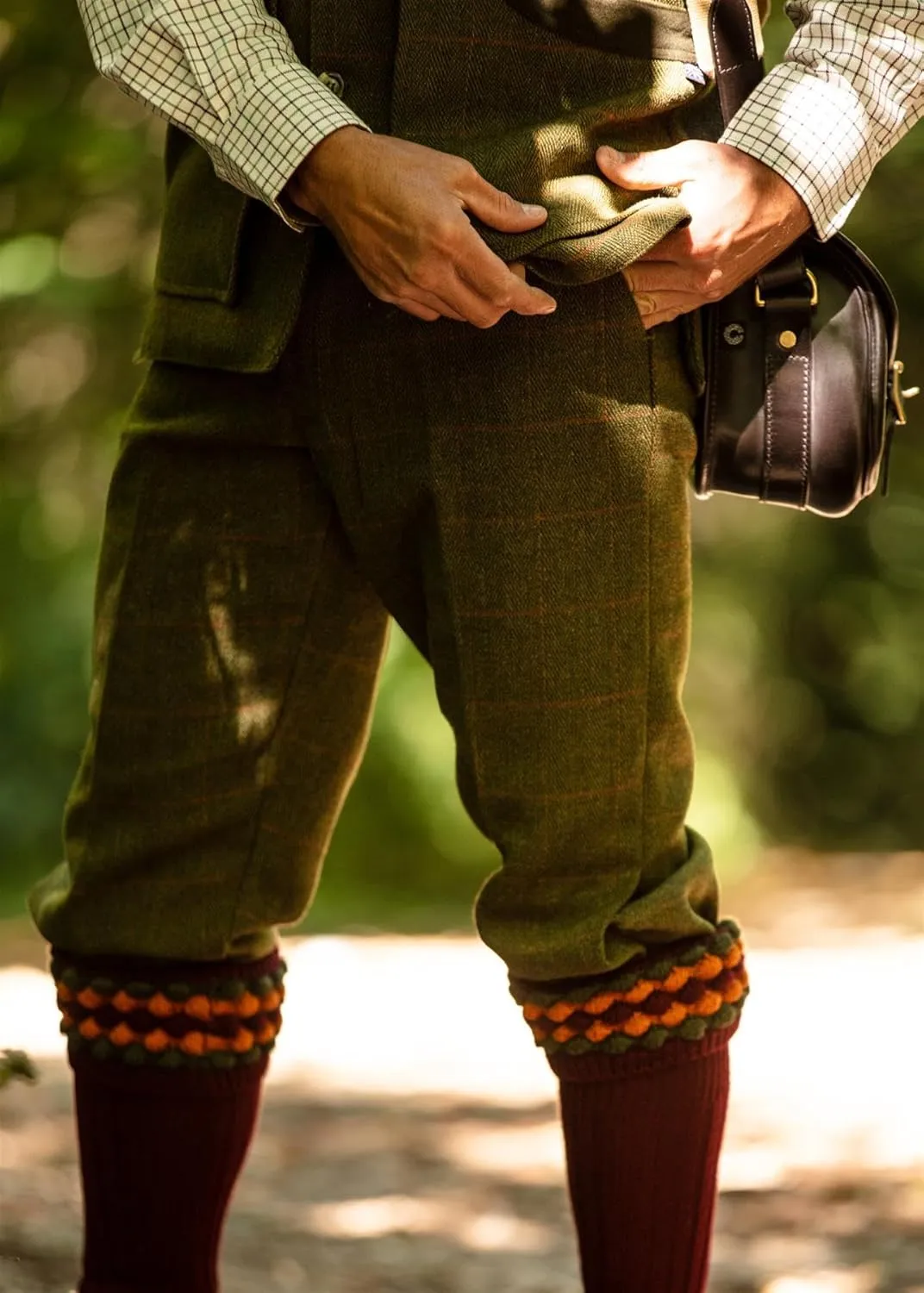 Walker and Hawkes - Mens Derby Tweed Shooting Plus Twos Breeks Trousers