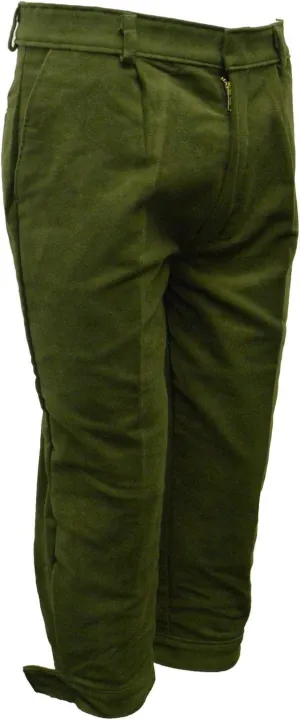 Walker and Hawkes - Mens Moleskin Shooting Plus Twos Breeks Trousers - Olive