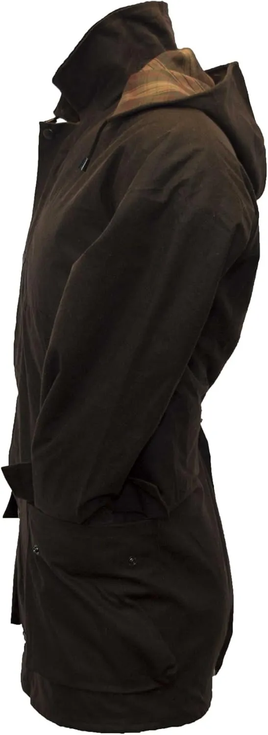 Walker and Hawkes Wax Unpadded Benson Jacket for Men - Lightweight Wind- and Waterproof Canvas Jacket, Premium Waxed Cotton