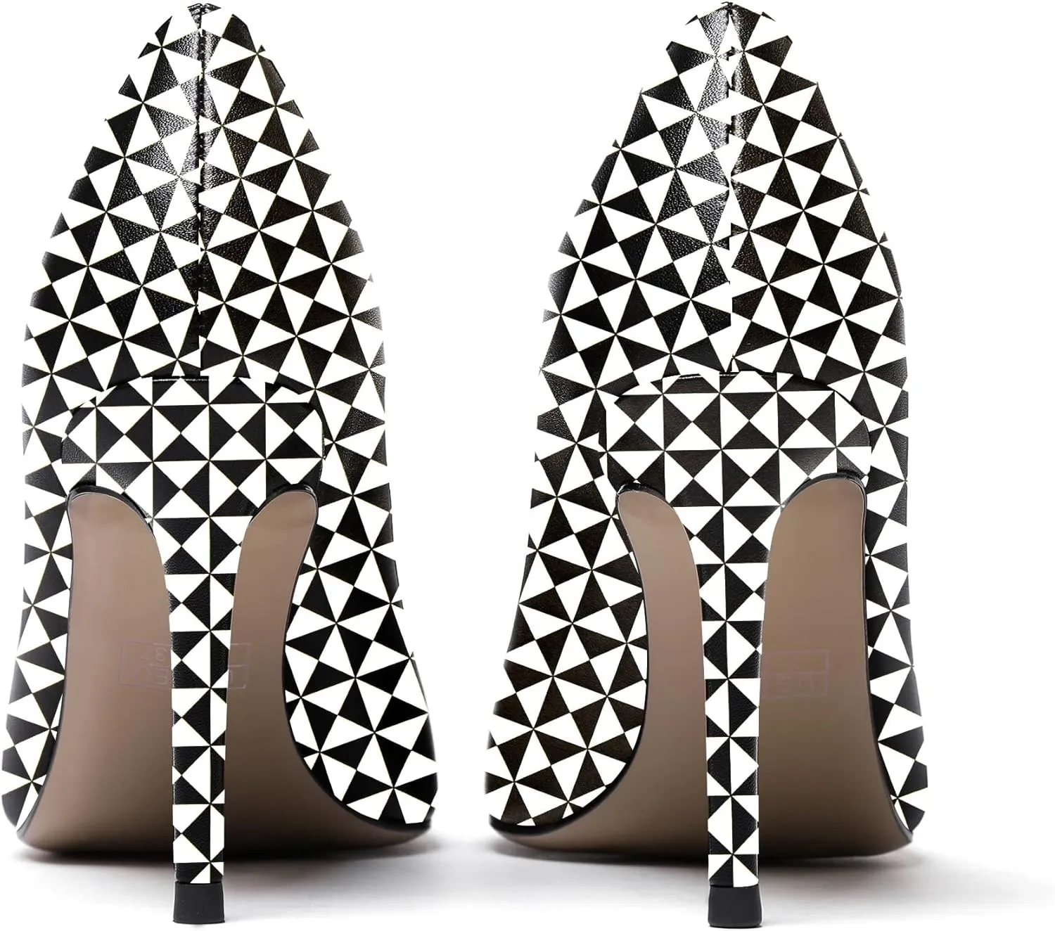 WAYDERNS Women's Matte Pointed Toe Slip On Stiletto High Heel Pumps Wedding Dress Shoes 3.5 Inch