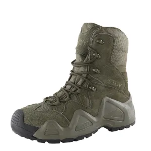 WildKing Men's High Top Waterproof Hiking Combat Boots