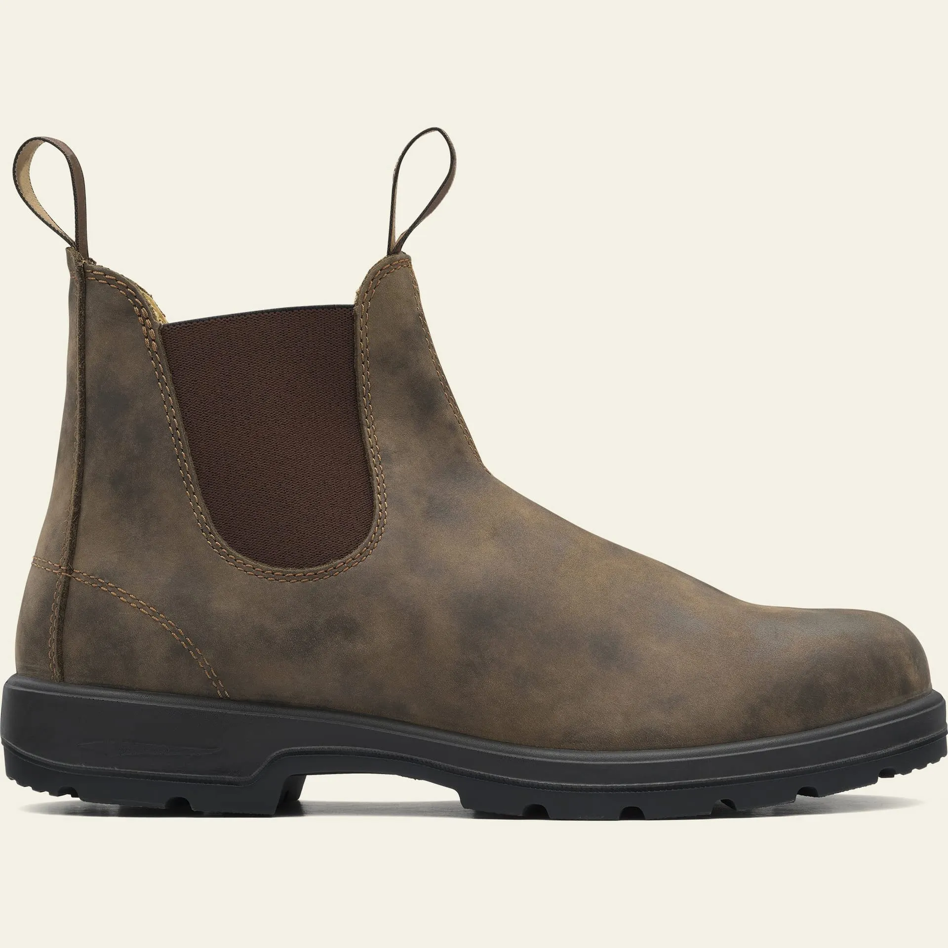 Wildking Men's Waterproof Leather Dress Boots Chelsea Vintage Couple Boots 6585