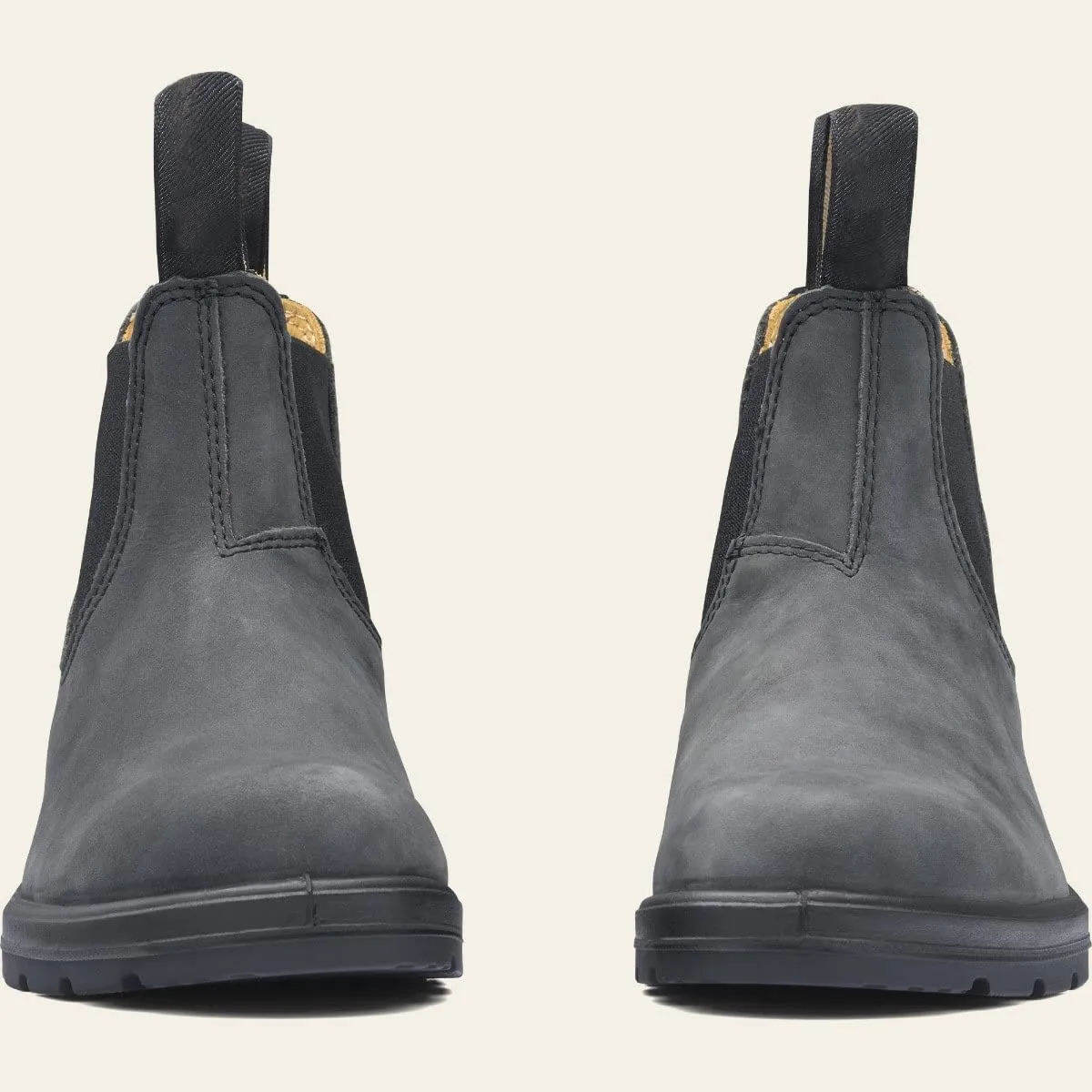 Wildking Men's Waterproof Leather Dress Boots Chelsea Vintage Couple Boots 6585