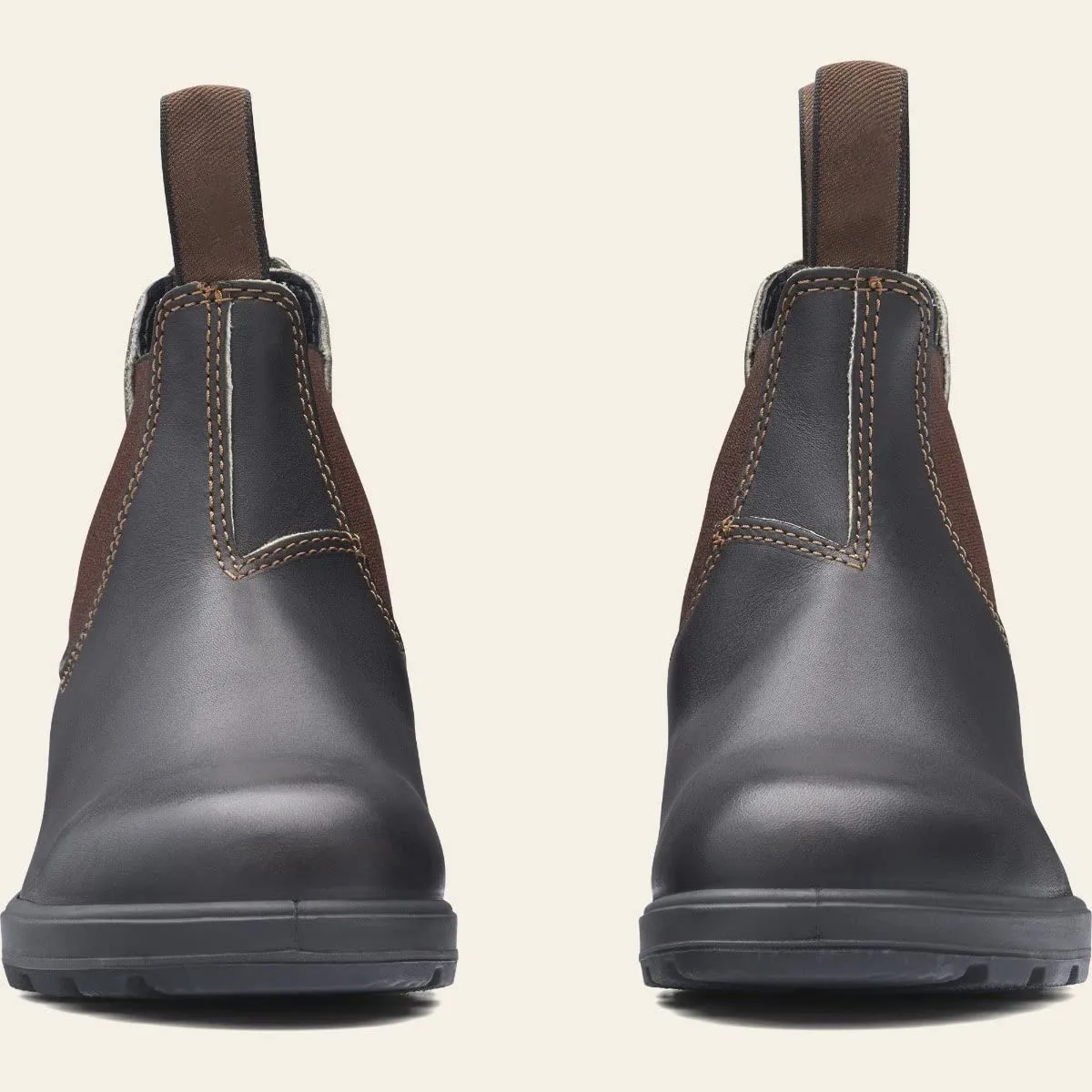 Wildking Men's Waterproof Leather Dress Boots Chelsea Vintage Couple Boots 6585