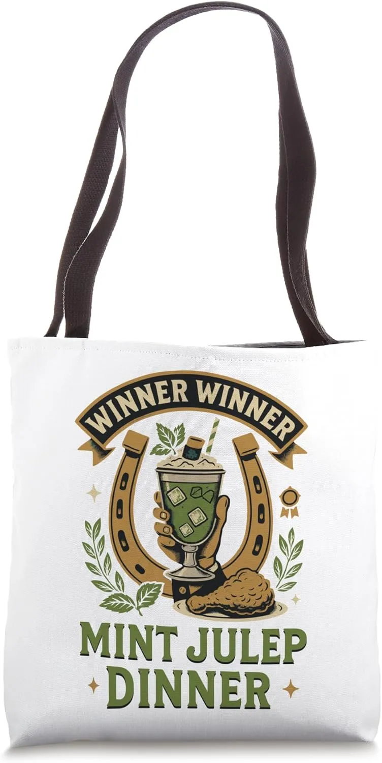 Winner Winner Mint Julep Dinner - Derby Day Tote Bag