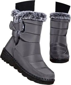 Winter Boots for Women 2024 Outdoor Warm Mens Fur Lined Booties Womens Snow Shoes Comfortable Non-Slip Hiking Boot