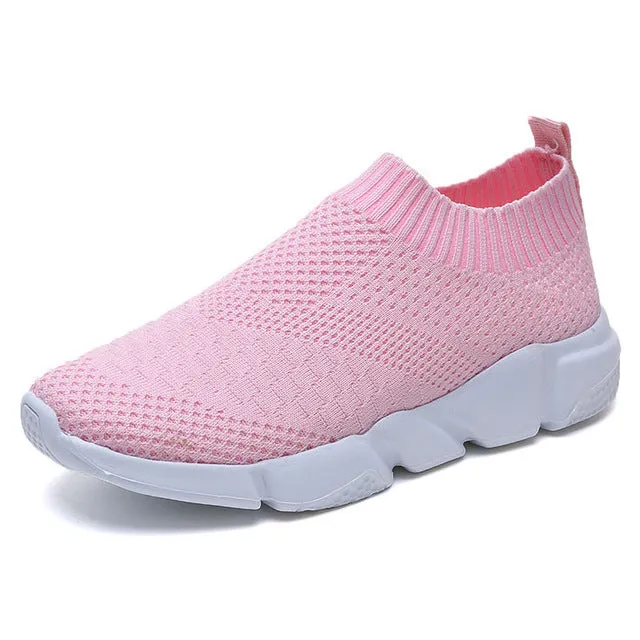 Women  Breathable Slip On Sneakers