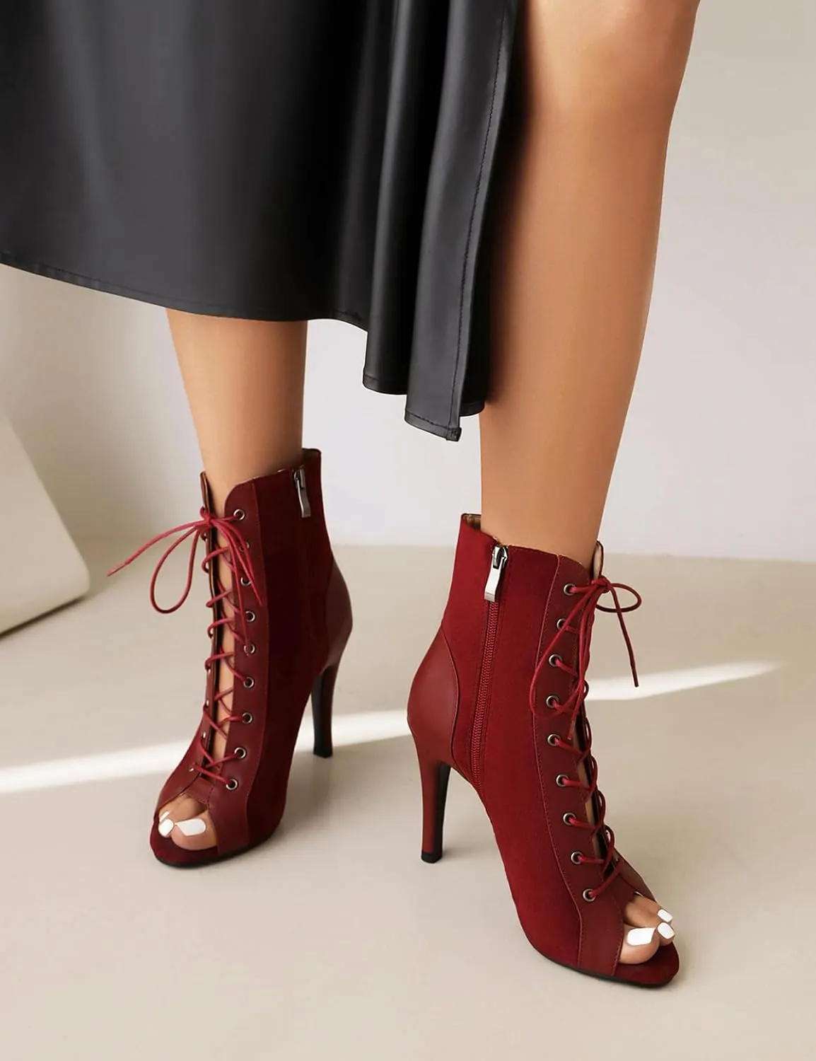 Women Gladiator Sandals Stiletto Peep toe