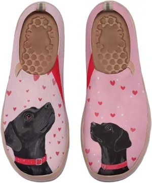 Women Knitted Slip-On Comfort Loafers Colorful Lightweight Travel Shoes Non Slip Walking Footwear|Quirky Pets Series
