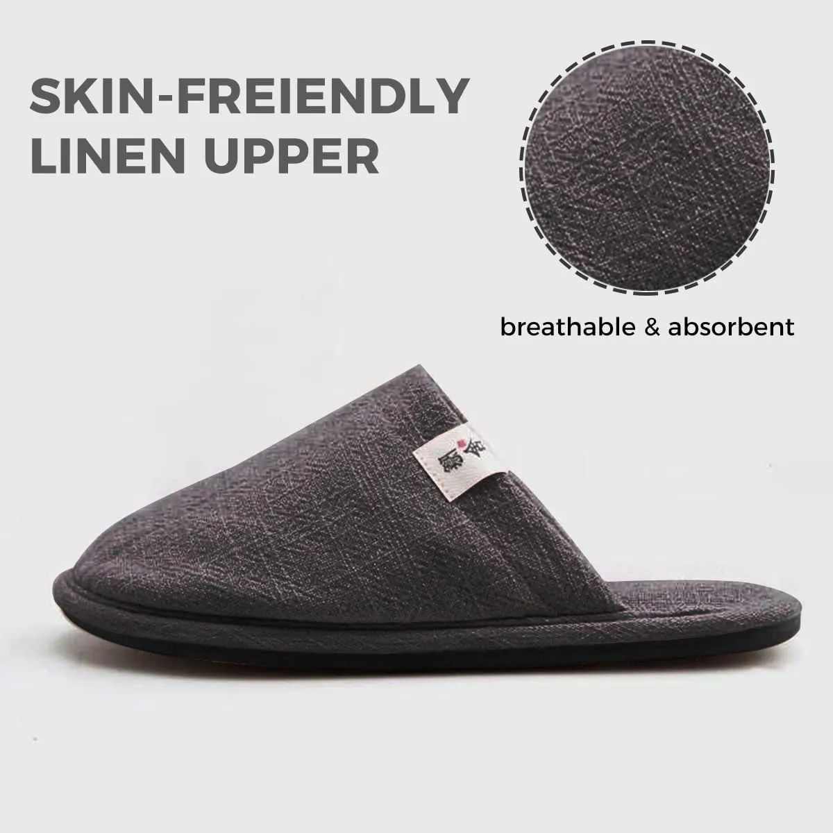Women Men Comfort House Slippers Warm Home Shoes Anti-Skid Slippers Outdoor Indoor