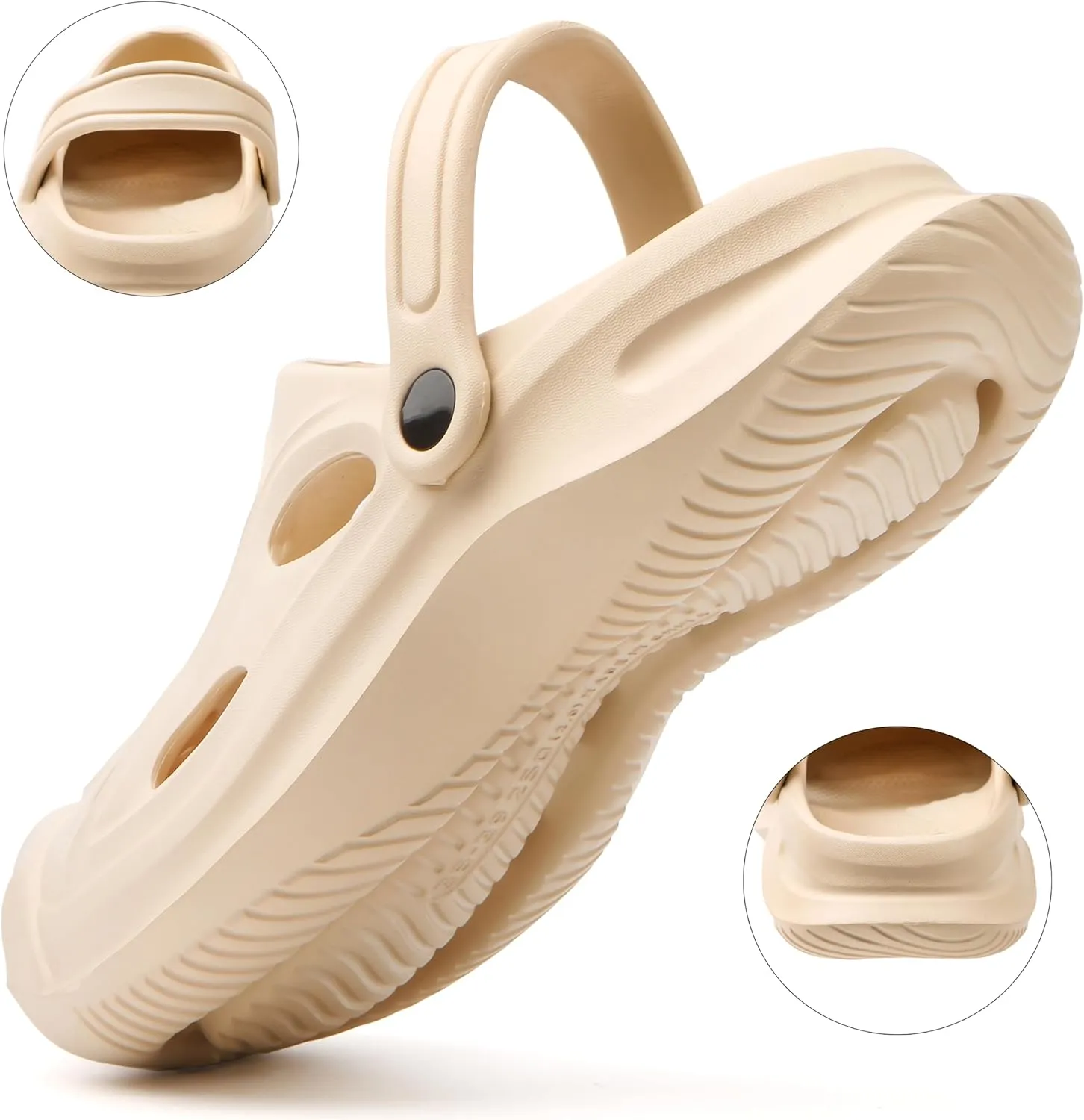 Women Mens Clogs with Arch Support Ganden Shoes Waterpoor Comfort Slip-on Sandals