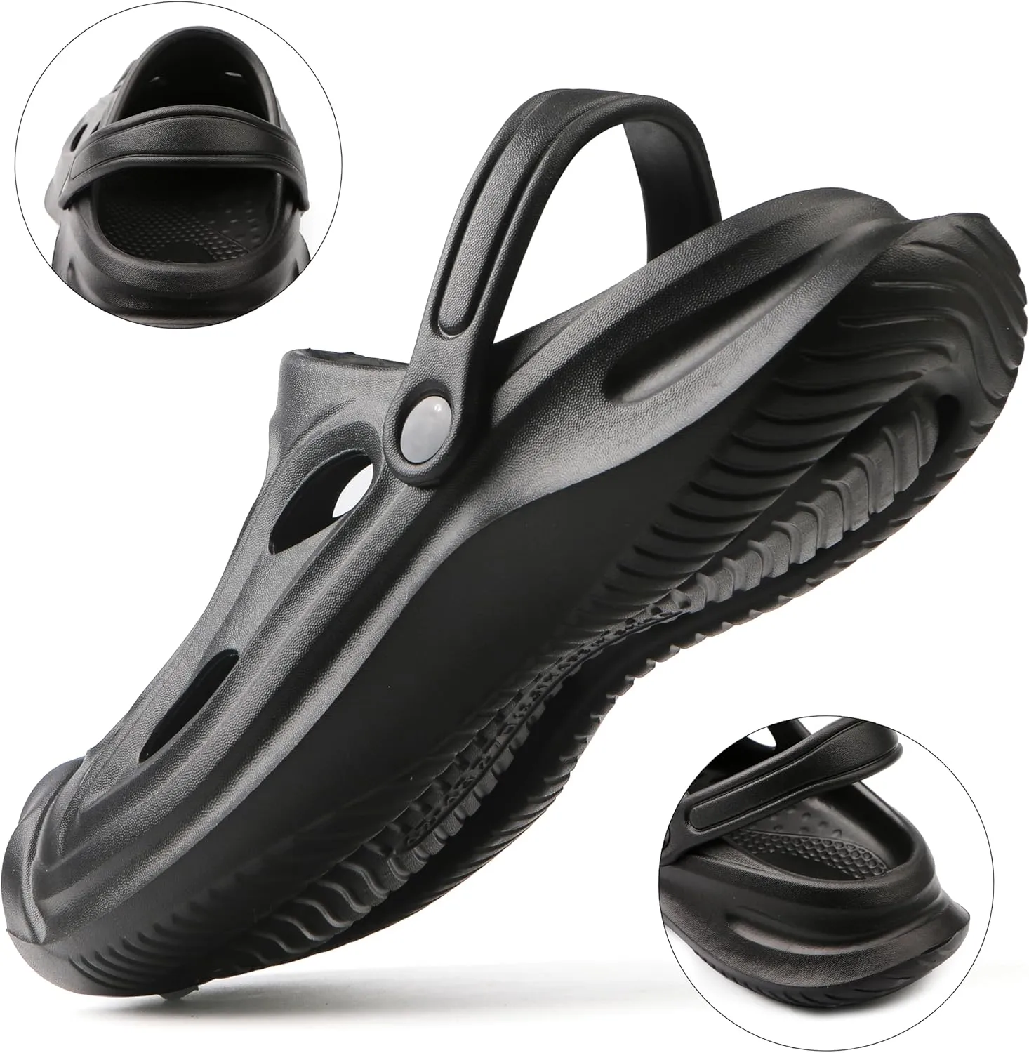Women Mens Clogs with Arch Support Ganden Shoes Waterpoor Comfort Slip-on Sandals