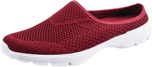 Women Mesh Sneaker Comfortable Breathable Lightweight Walking Shoes with Arch Support Summer Slip On Casual Sneakers