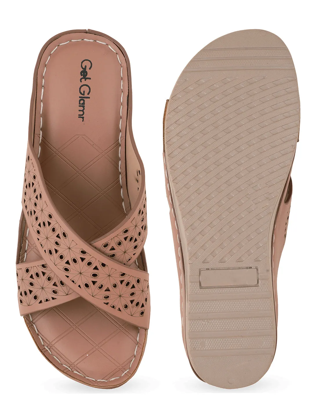 Women Peach Comfort Slip-on