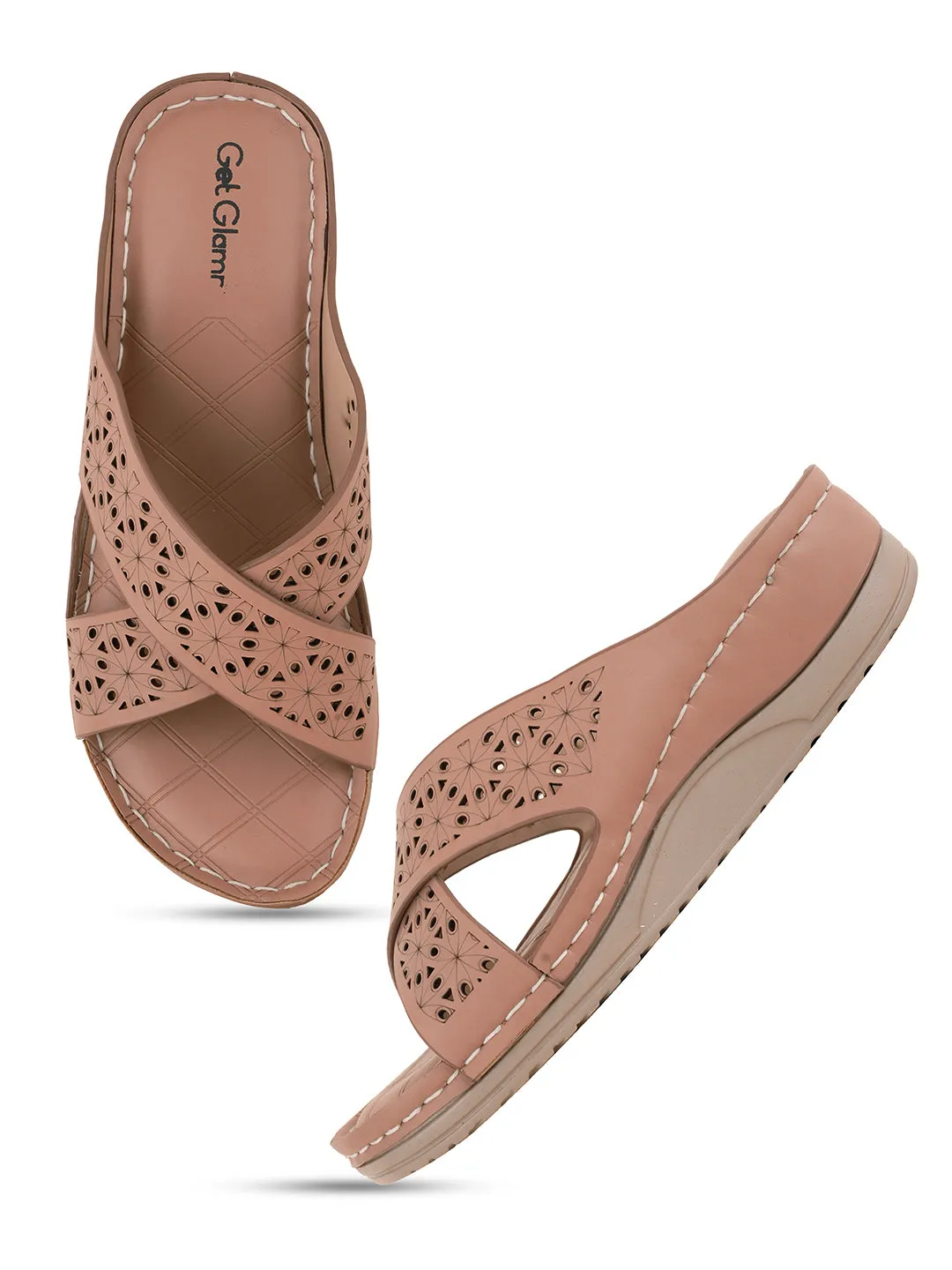 Women Peach Comfort Slip-on